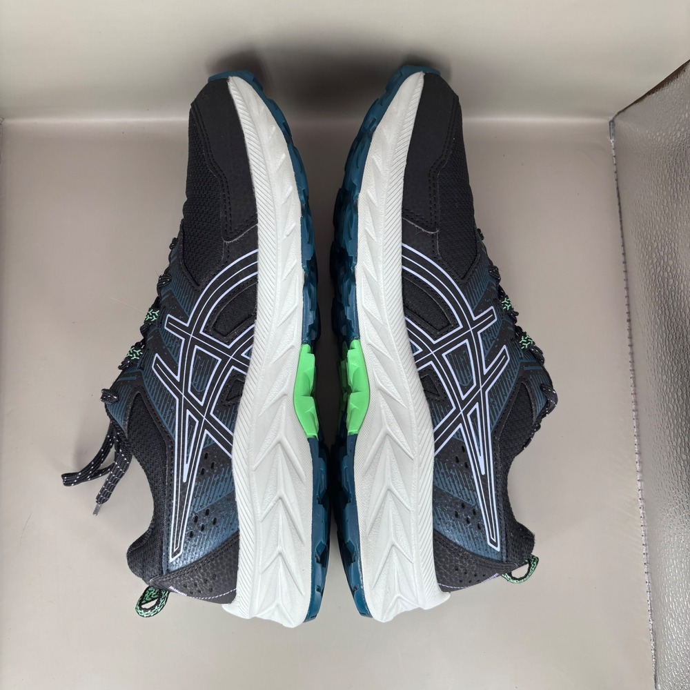 Asics Gel-Venture 9 Womens Trail Running Shoes Black Blue 1012B313 Size 9.5 - Picture 5 of 7